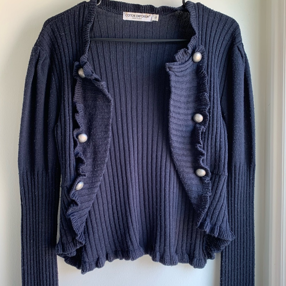 Navy Cardigan